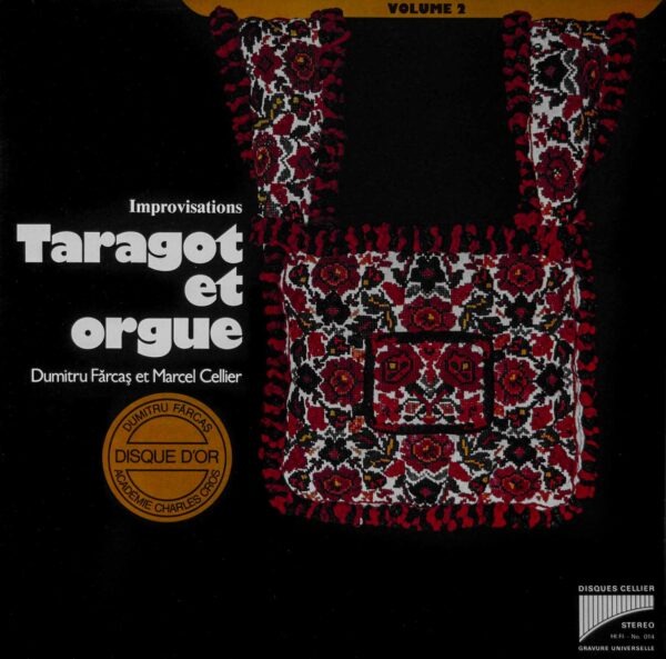 Dumitru Fărcaș Et Marcel Cellier – Taragot Et Orgue - Improvisations Volume 2 (LP/ Vinil)