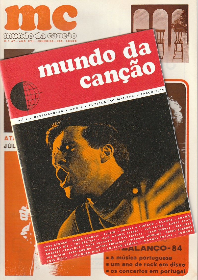 Colecção completa da revista MC - Mundo da Canção (Nº1 - Dezembro de 1969 a Nº67 - Junho de 1985))