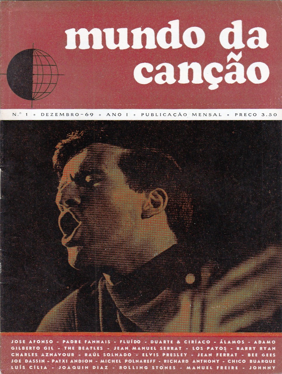 mundo da cançâo nº1 - dezembro 1969