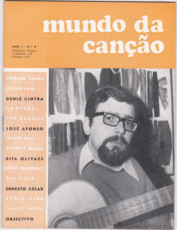 mundo da canção nº8 - julho 1970