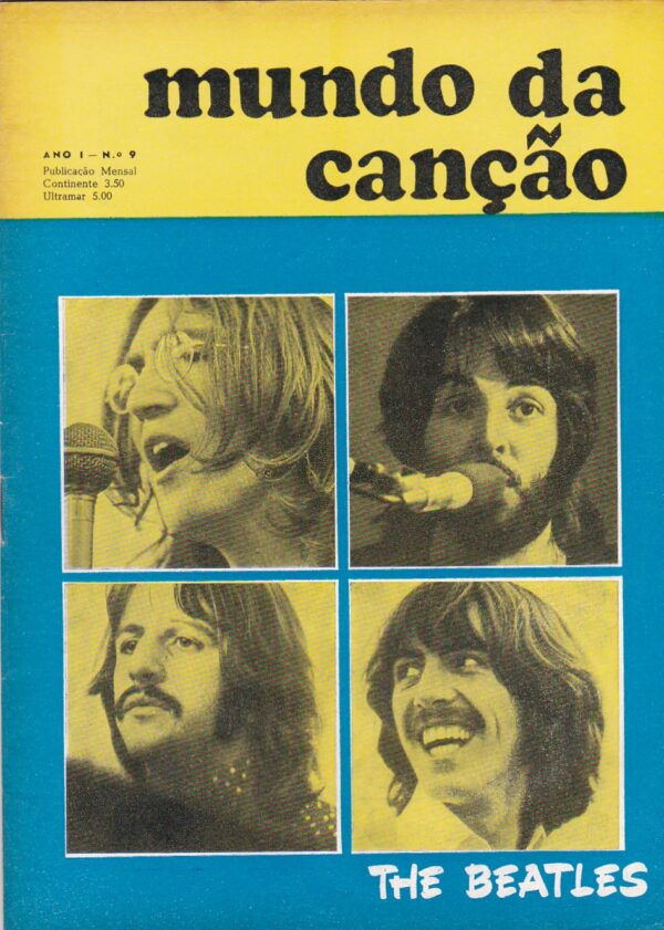 mundo da canção nº9 - agosto 1970