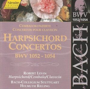 J.S. Bach - Harpsichord Concertos BWV 1052 - 1054 (Vol. 127) - Robert Levin (harpsichord)