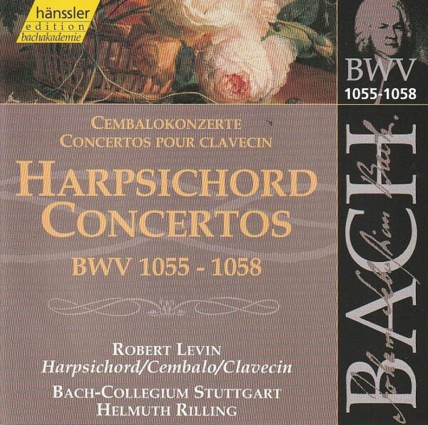 Johann Sebastian Bach - Harpsichord Concertos BWV 1055-1058 (Vol. 128) - Robert Levin (harpsichord), Bach-Collegium Stuttgart, Helmuth Rilling