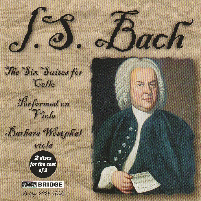 Johann Sebastian Bach - Barbara Westphal - The six suites for cello (2 x CD)