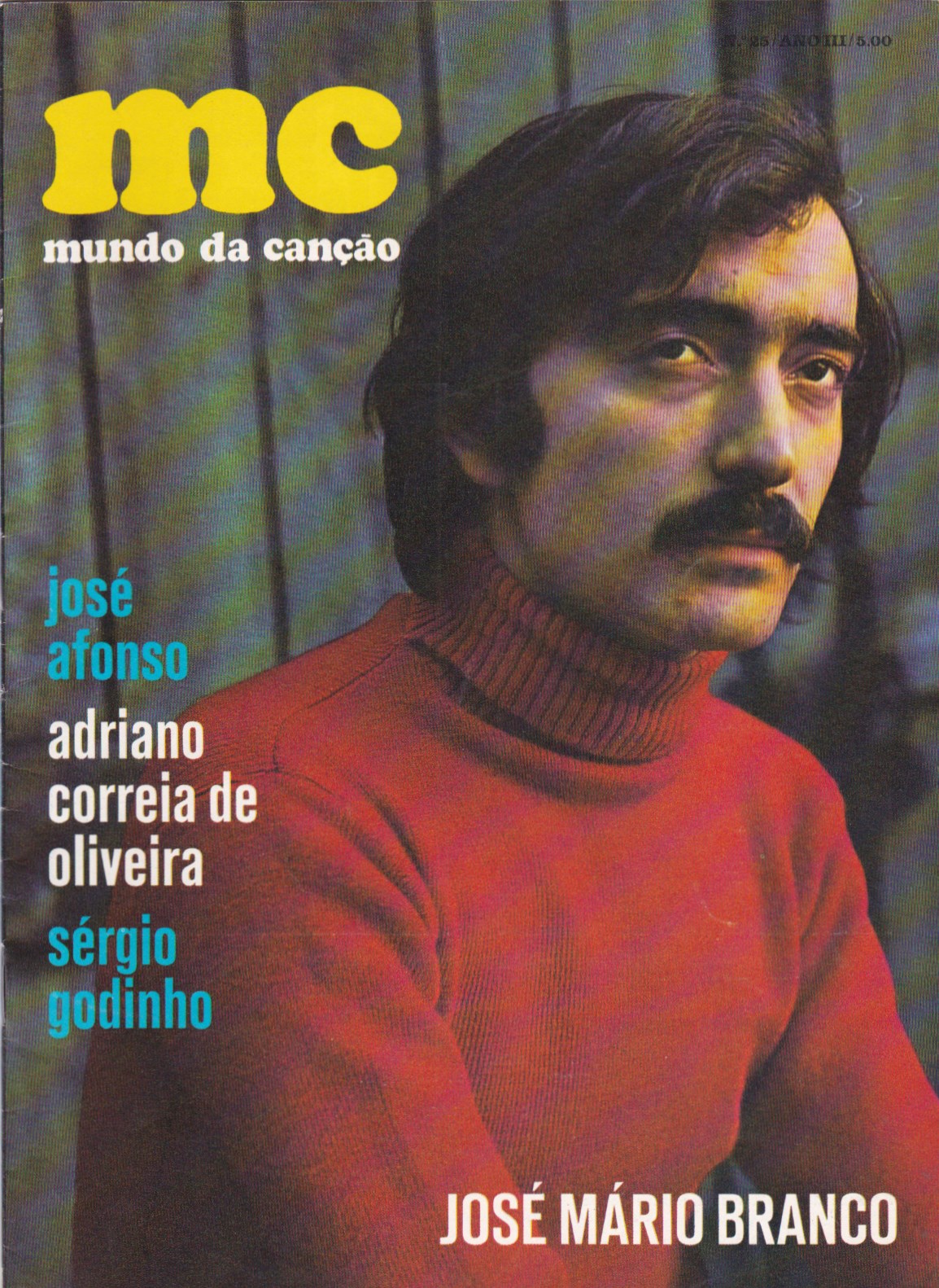 mundo da canção nº25 - dezembro 1971